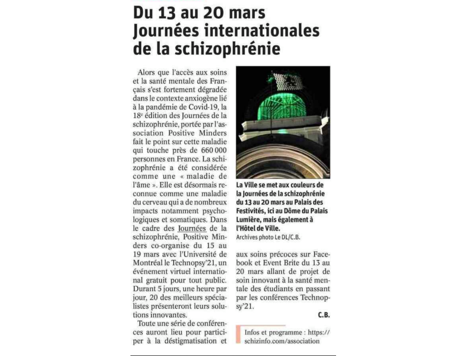 article journée schizophrénie